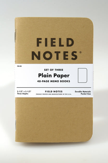 Field Notes | Original Kraft Notebooks A6 | 3 Pack