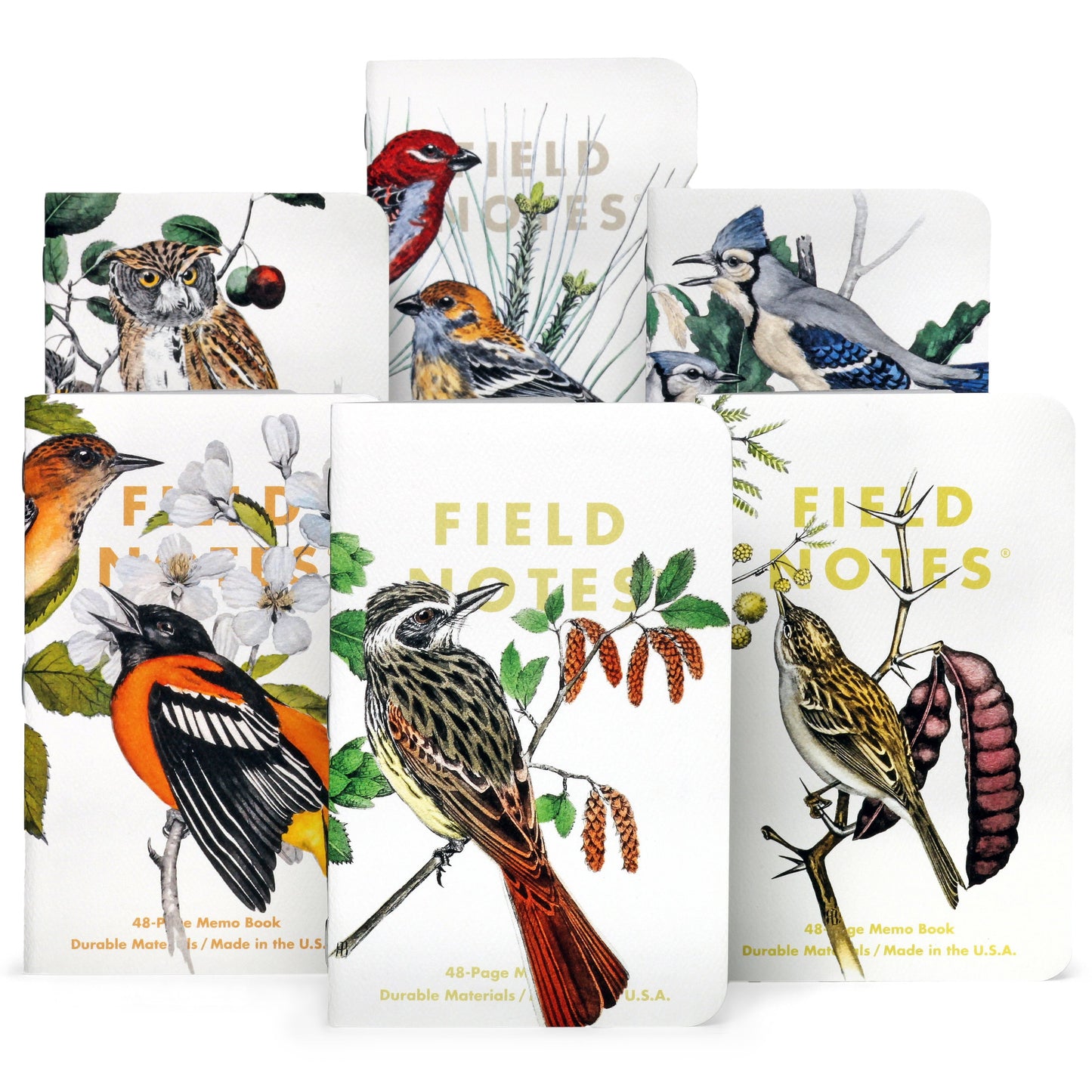 Field Notes | The Birds And Trees Of North America Limited Edition Notebook | 3 Pack