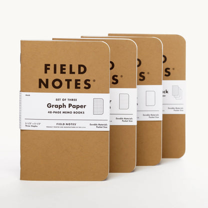 Field Notes | Original Kraft Notebooks A6 | 3 Pack